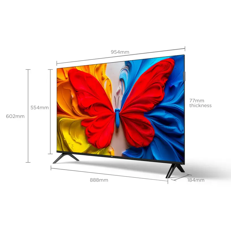 TELEVISOR TCL QLED 43" FHD HDR10 QUANTUM DOT S5K GOOGLE TV